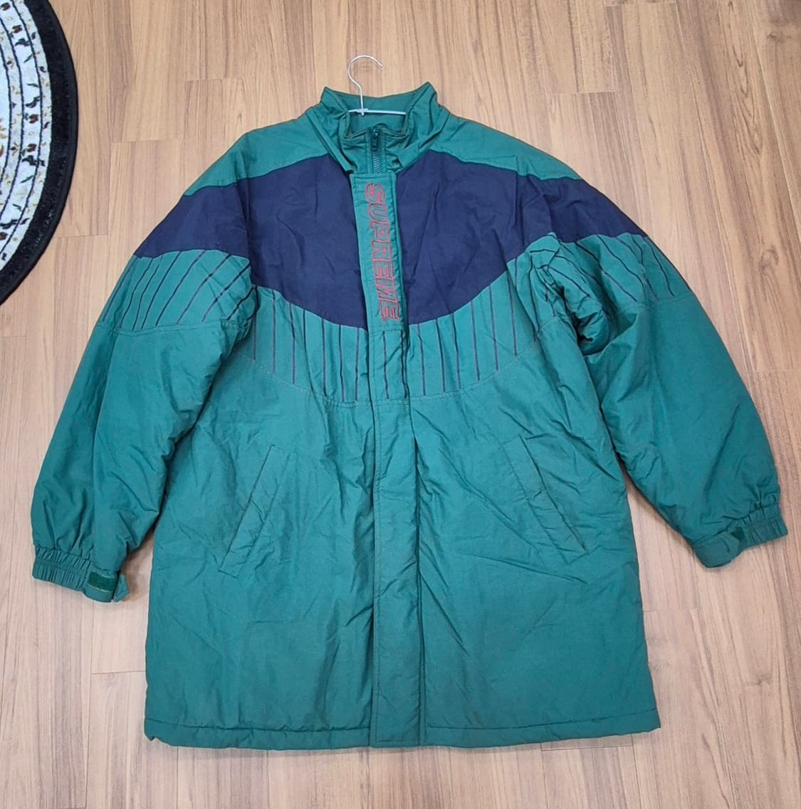 슈프림 핀스트라이프 판넬 파카 L 상품이미지2