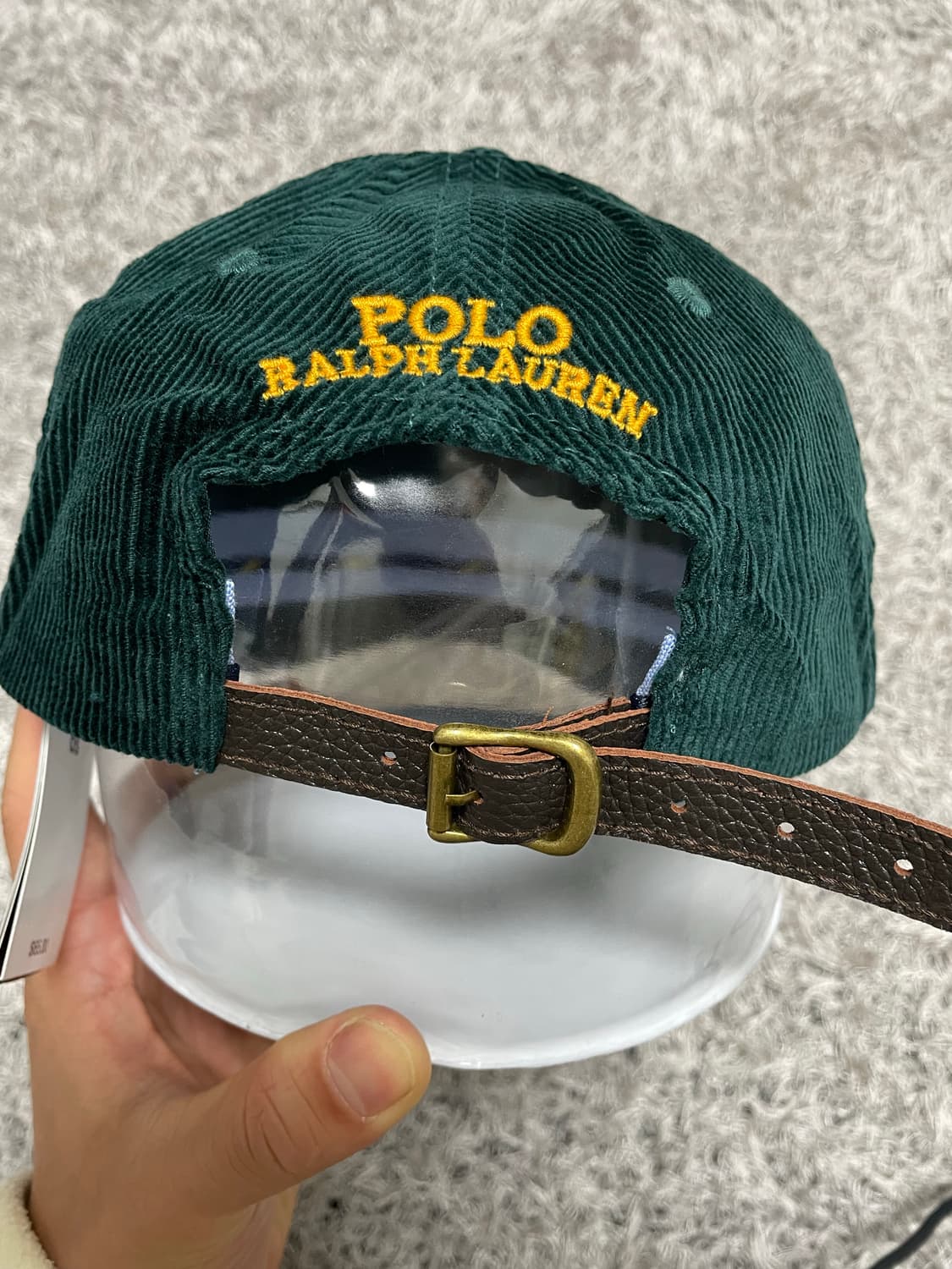 폴로Polo 컬러포니 그린 코듀로이 캡 Free 상품이미지3