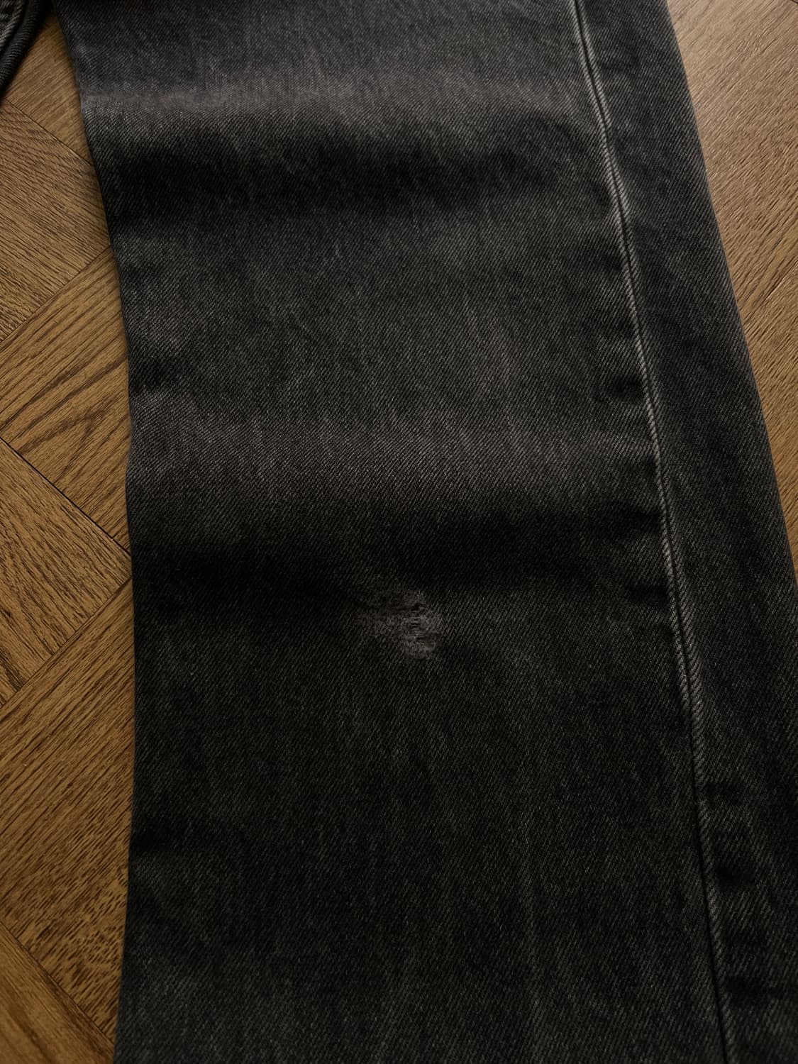 [30]90's 리바이스 501 Made in USA 흑청 데님팬츠 S6 상품이미지4