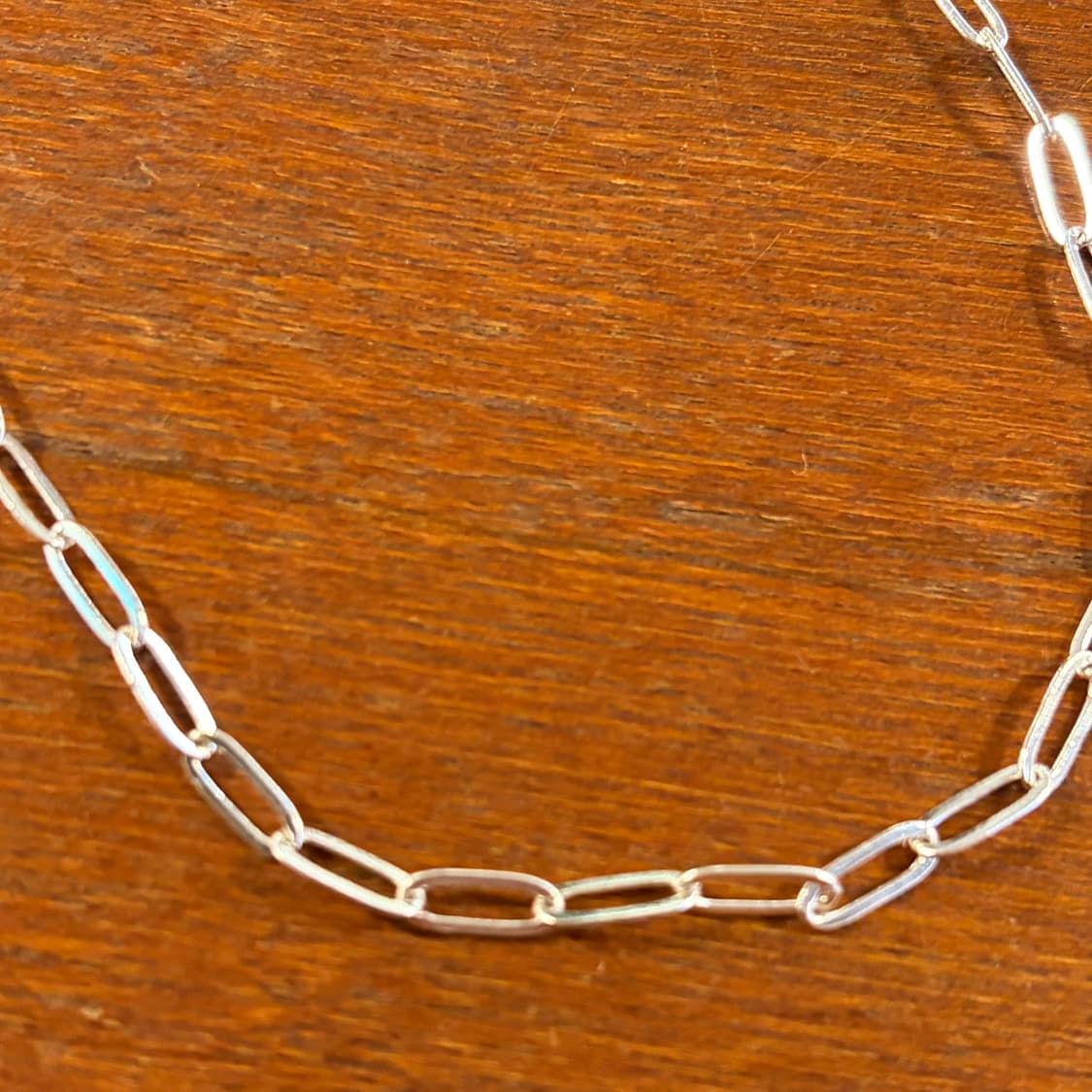 새상품 신주 실버코팅 체인 목걸이 상품이미지3