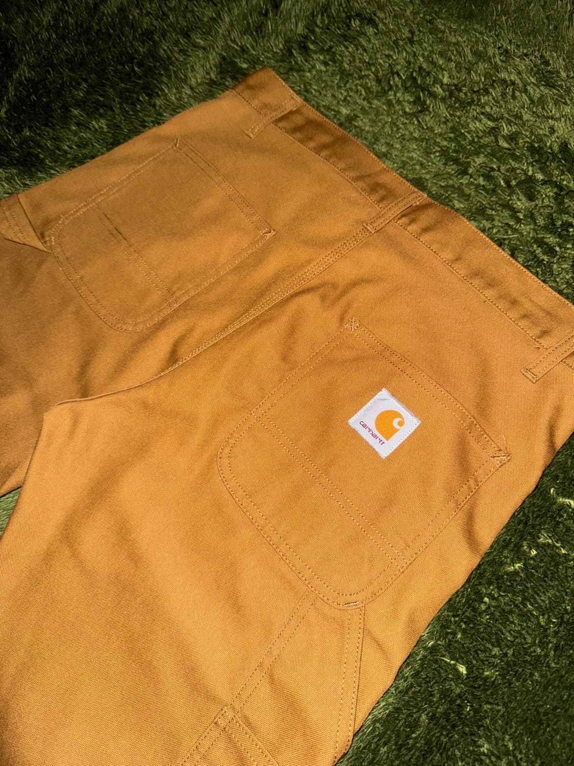 [32X32] 칼하트 WIP 코튼 블렌디드 싱글니 워크 팬츠 탄 상품이미지8