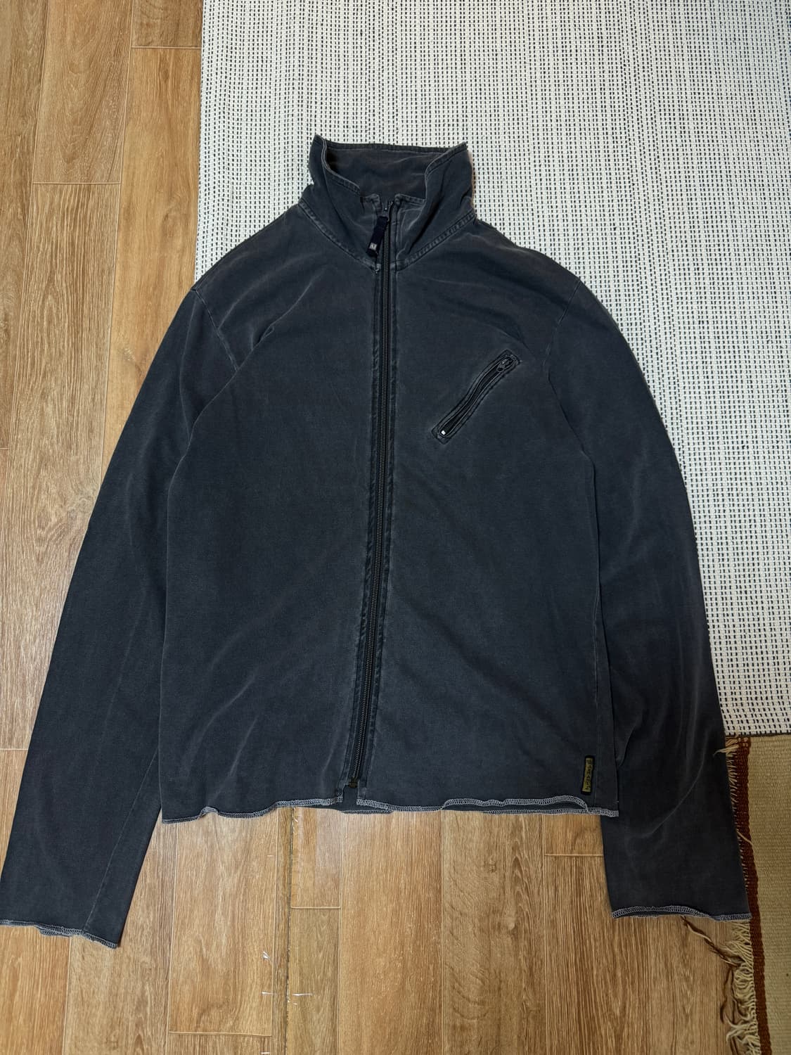 90s 아르마니 진스 스웻 집업 상품이미지1