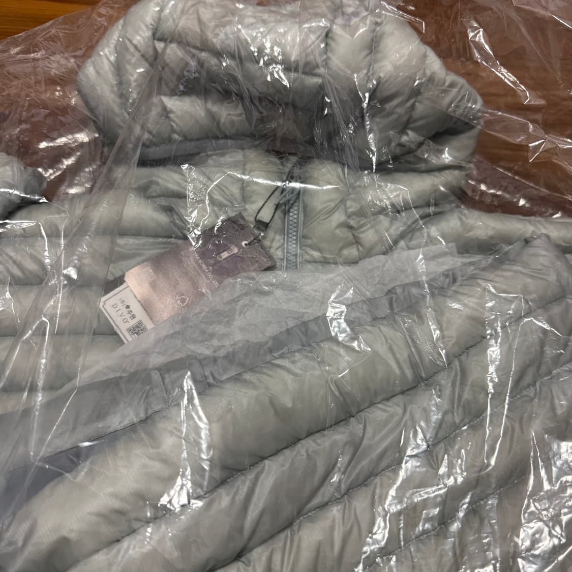 무탠 시티 레저 립스탑 경량패딩 클라우디블루 L 상품이미지2