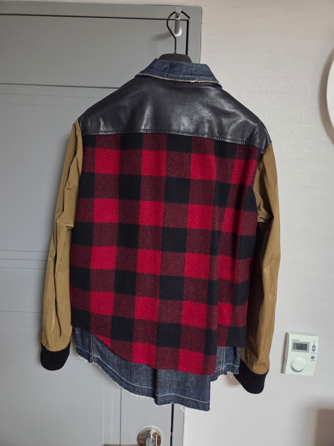 디스퀘어드2 데님 울체크 믹스 자켓 상품이미지4