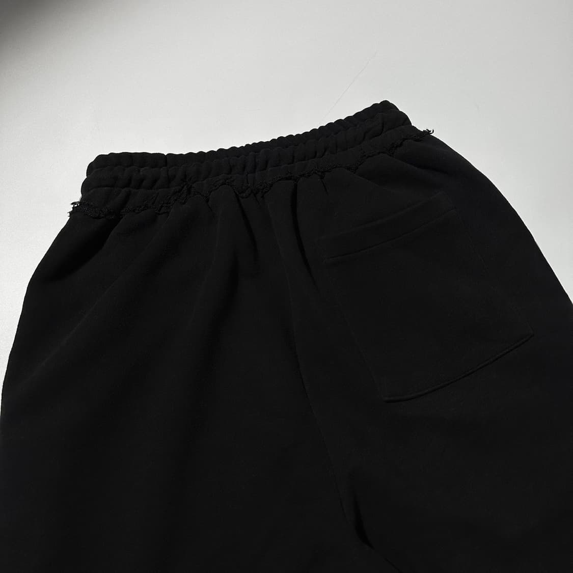 마뗑킴 로고 스웨트 조거팬츠 블랙 상품이미지4