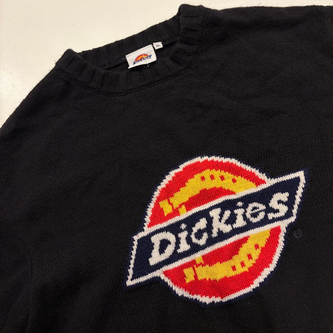 [XL] 디키즈 빅로고 블랙 로고 니트 B340 상품이미지3
