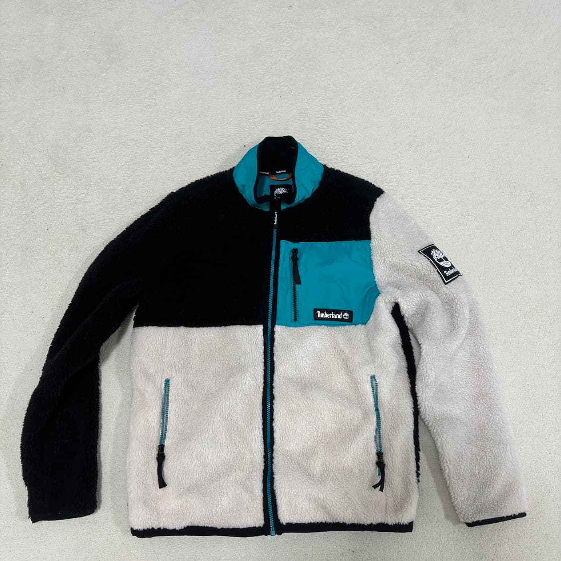 M 팀버랜드 컬러블록 후리스 자켓 1209 상품이미지1