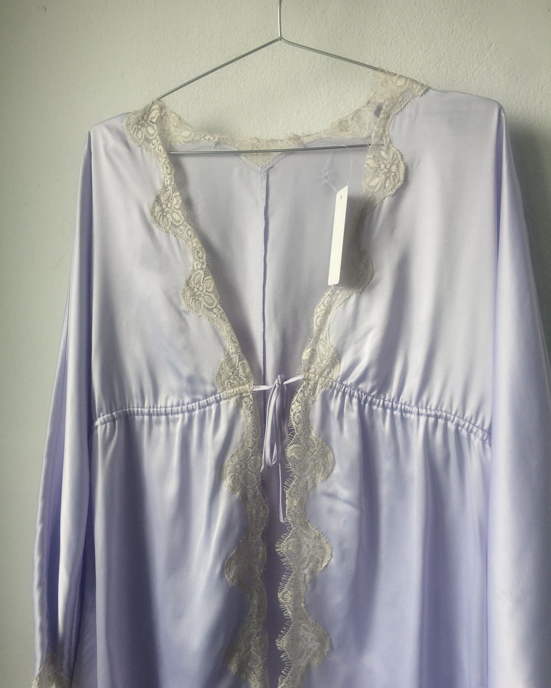 Lace trimming slip cardigan 상품이미지6