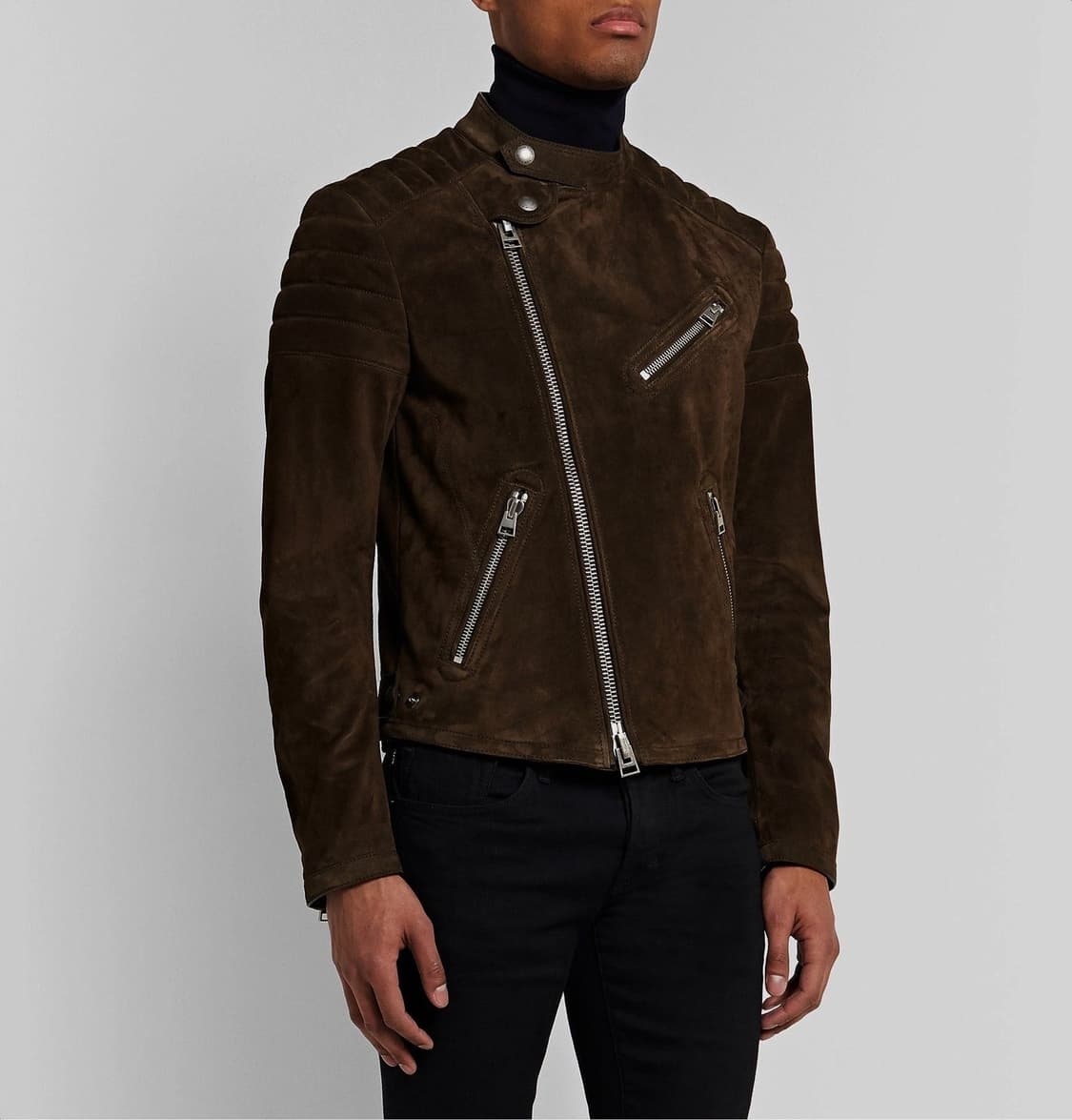 톰포드 아이콘 스웨이드 라이더자켓 상품이미지2