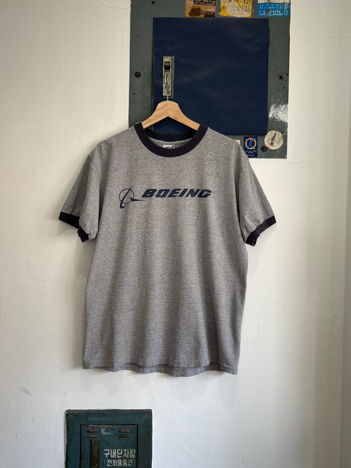 90s00s The Boeing Company Ringer Tee 상품이미지1