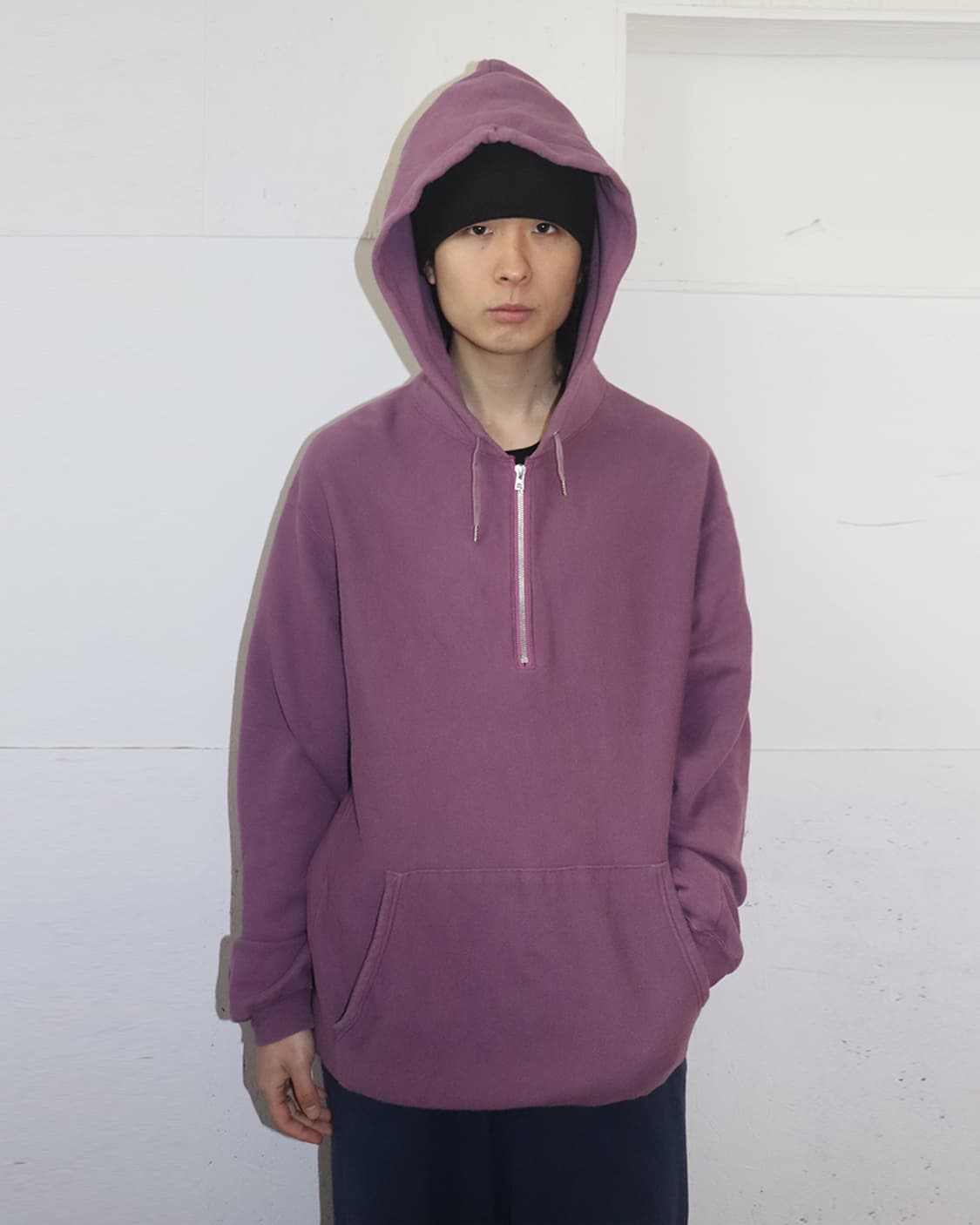 바이널 아카이브 19SS HAMPTON-INN 하프 집업 후디 상품이미지1