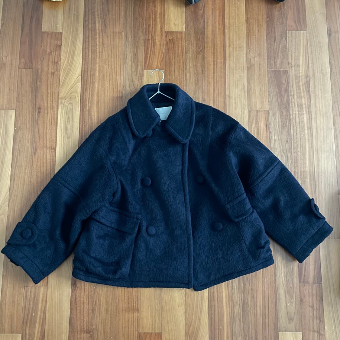 타입서비스웹 하프 코트 네이비 상품이미지2