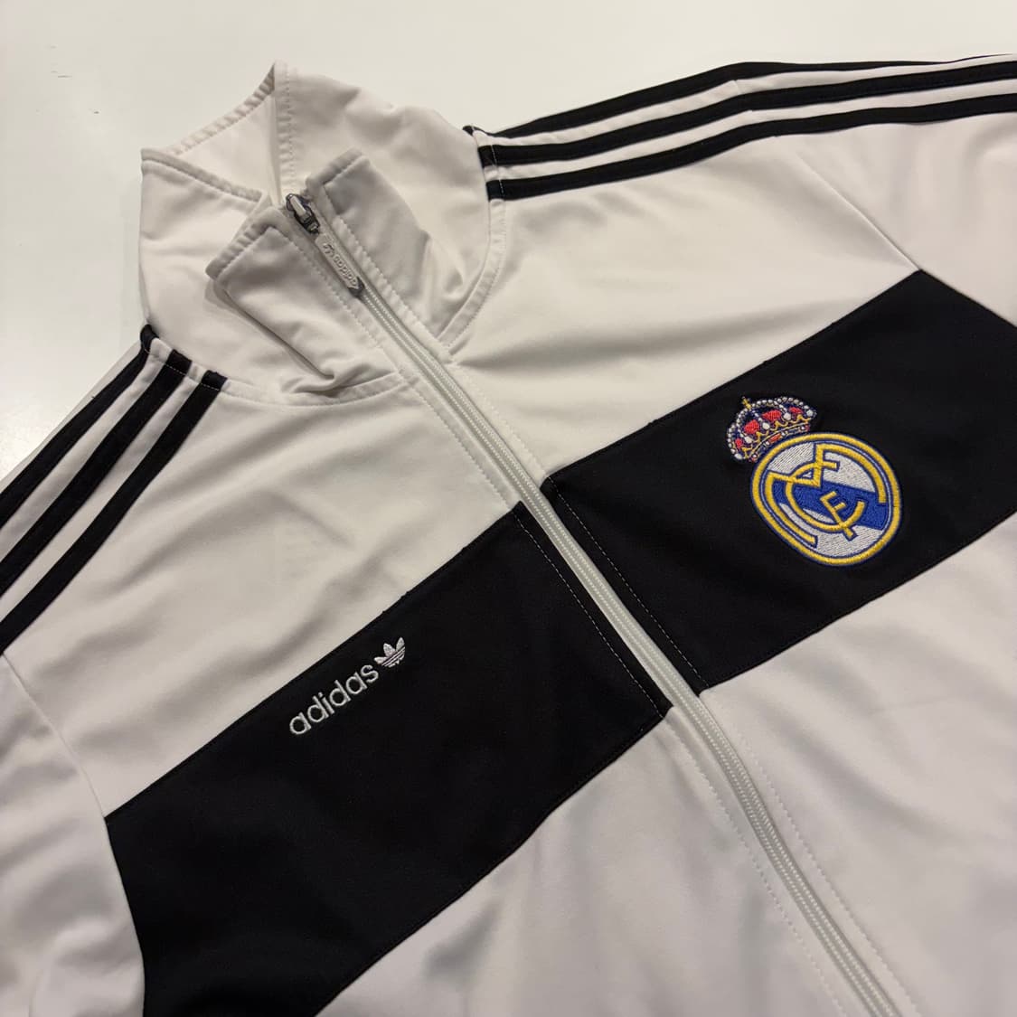 [L] 12s 아디다스 레알마드리드 대장급 트랙탑 져지 화이트 C338 상품이미지3
