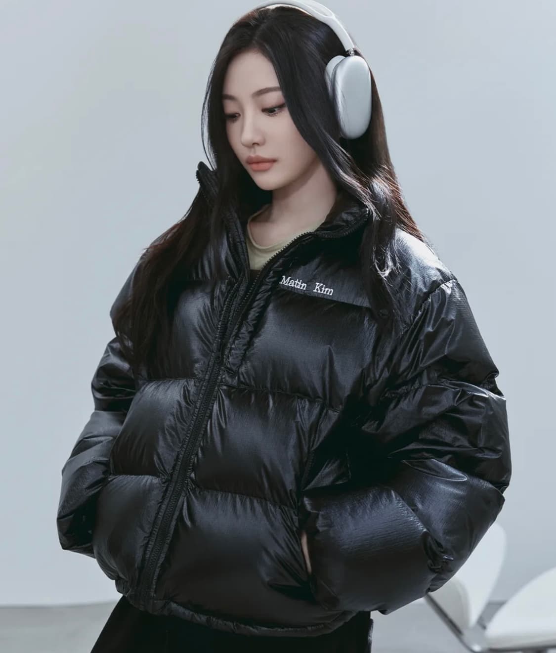 마뗑킴 로고 패딩 M 상품이미지1