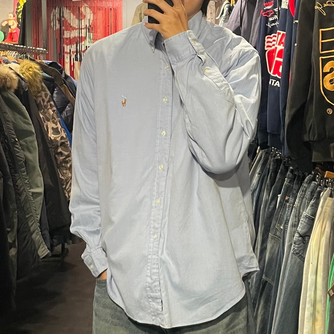 [IM] polo 폴로 블루 긴팔셔츠 상품이미지4