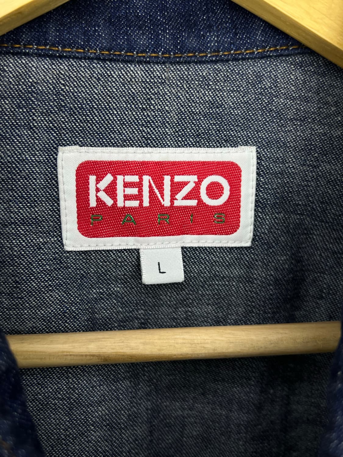 KENZO 겐조 체커드 웨스턴 데님 자켓 상품이미지4