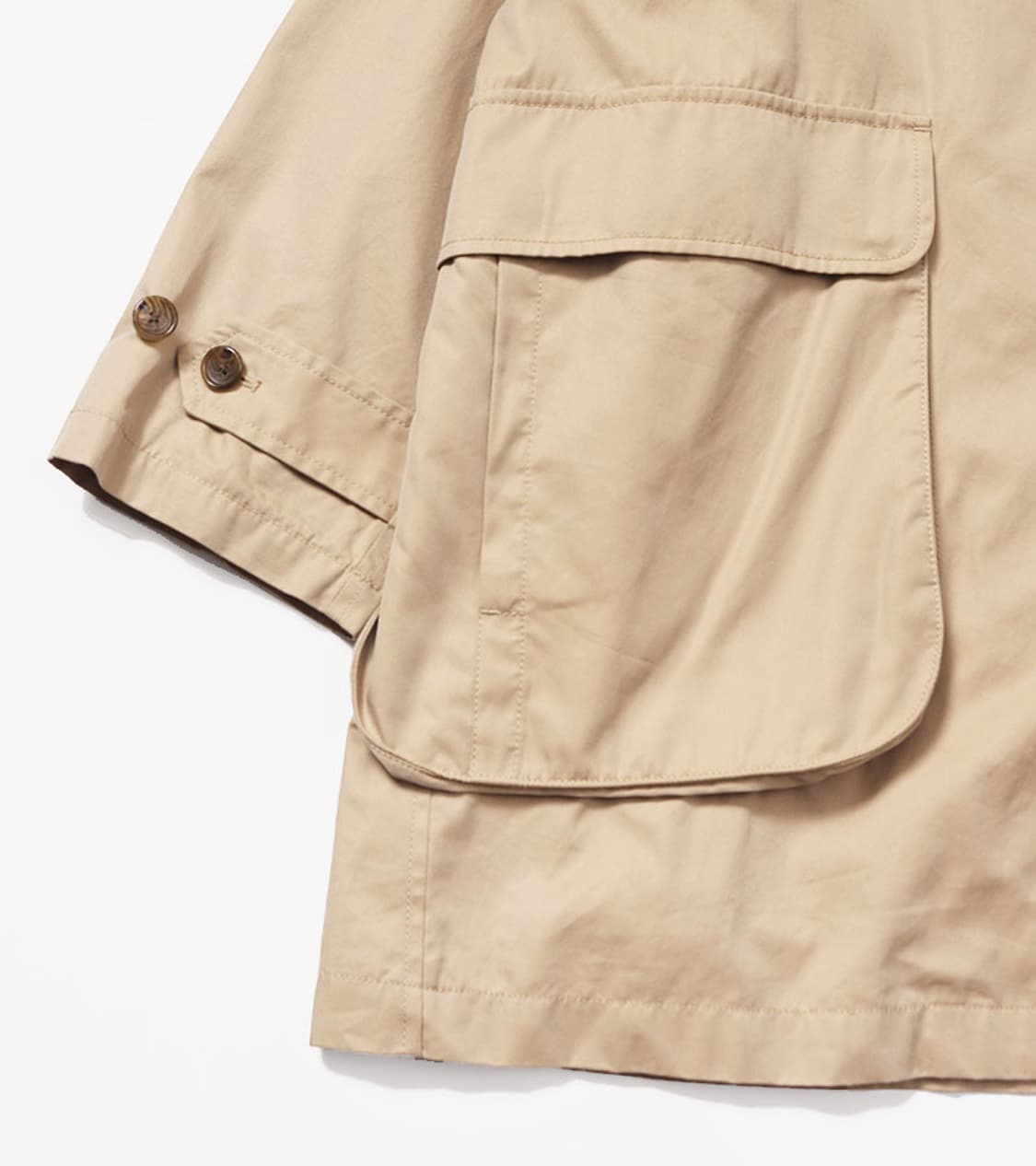 BEAMS - CHAMBRAY BAL COLLAR COAT 상품이미지7