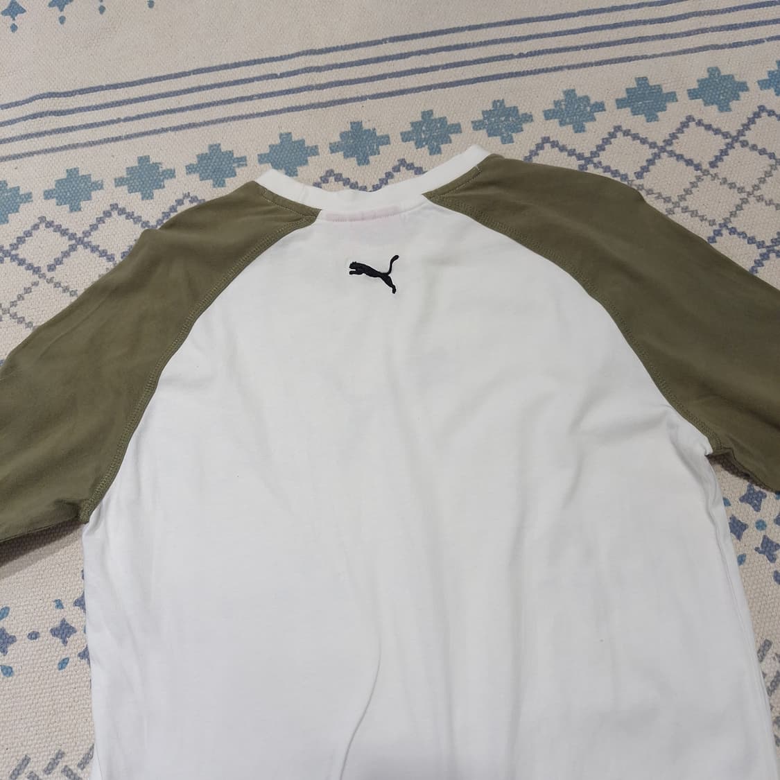 PUMA 퓨마 푸마 JP 카키 화이트 나그랑 레글런 올드스쿨 긴팔 티셔츠 상품이미지8