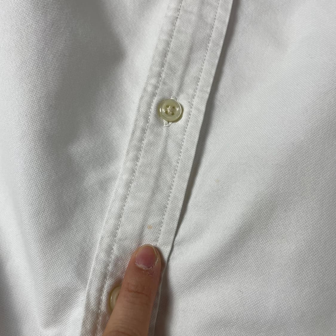 폴로랄프로렌 빅포니 화이트 긴팔 셔츠 L(14-16) 상품이미지7