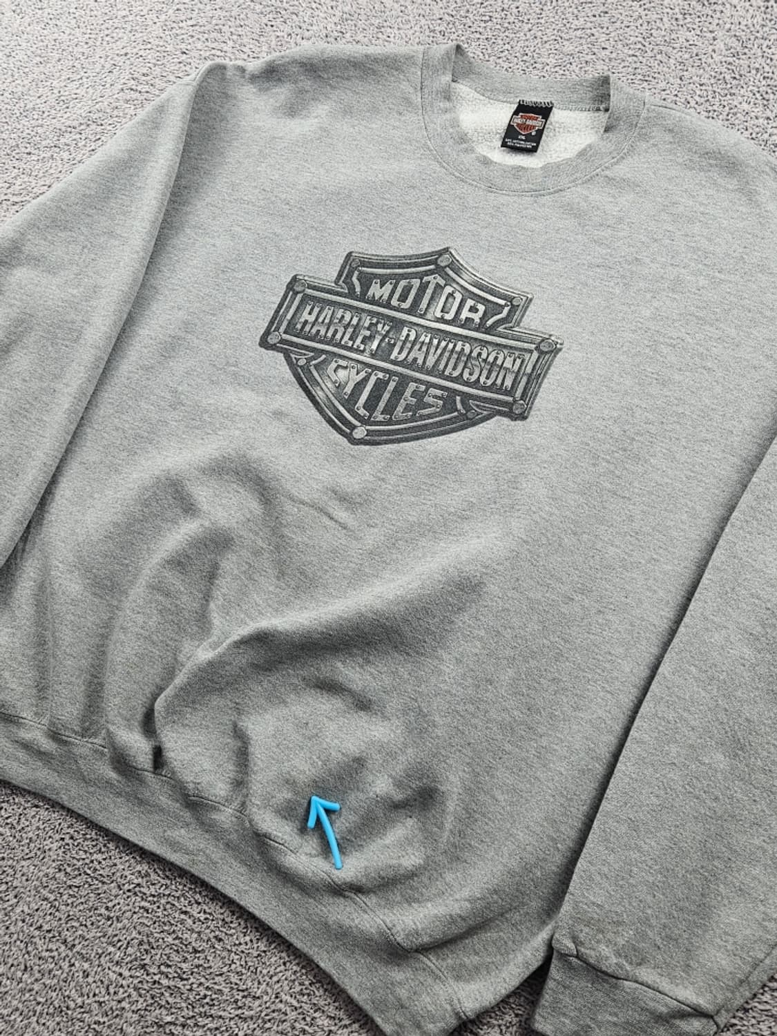 USA 할리데이비슨 맥코이 맨투맨 스웻 셔츠 ( 2XL ) / 10937 상품이미지6