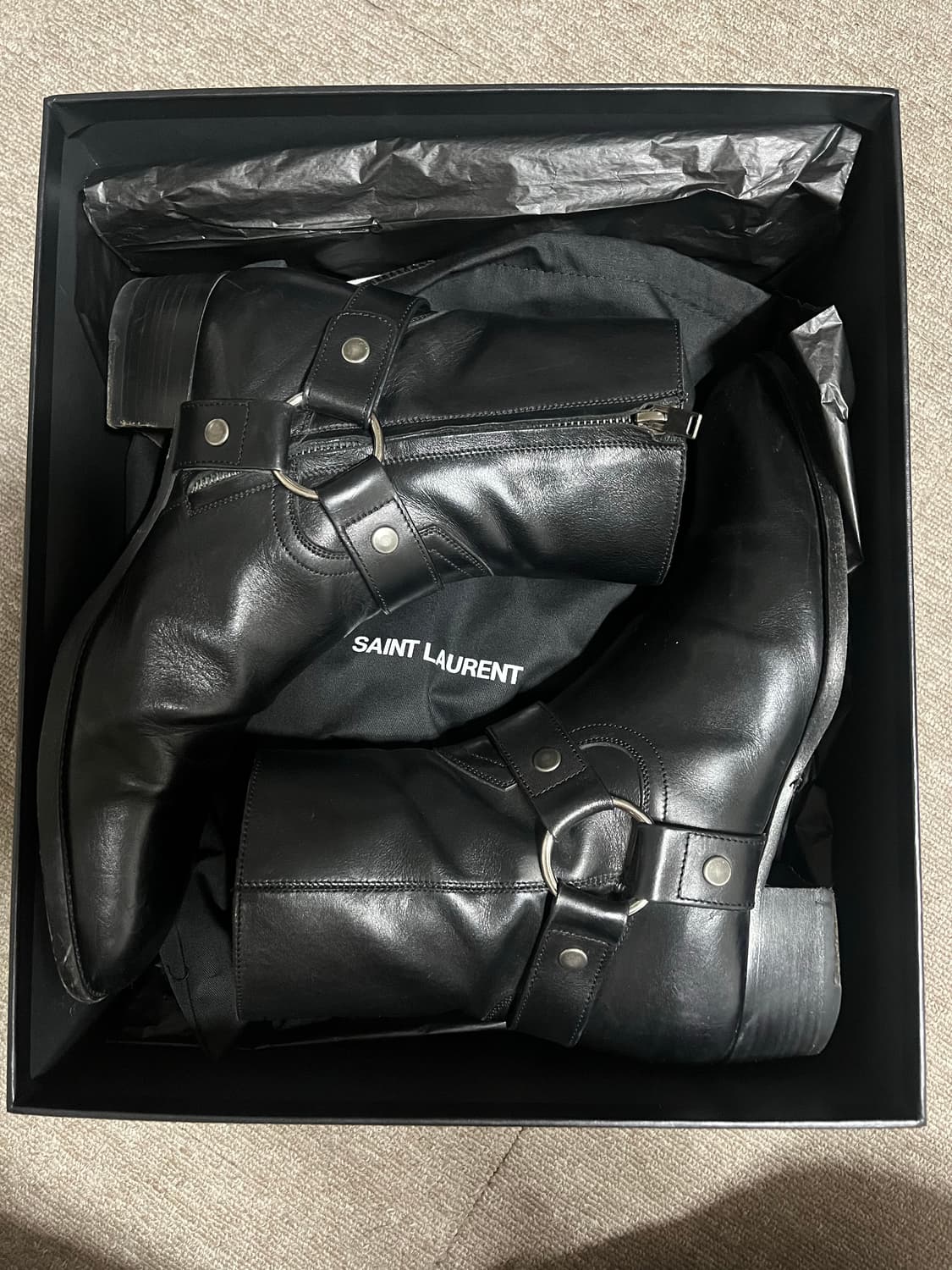 생로랑 하네스 부츠 41사이즈 상품이미지1