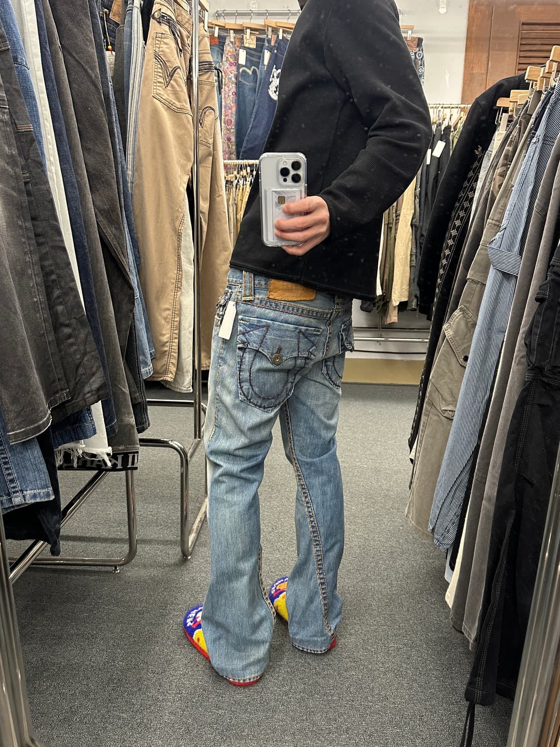 28) 트루 릴리전 y2k 부츠컷 데님팬츠 상품이미지1