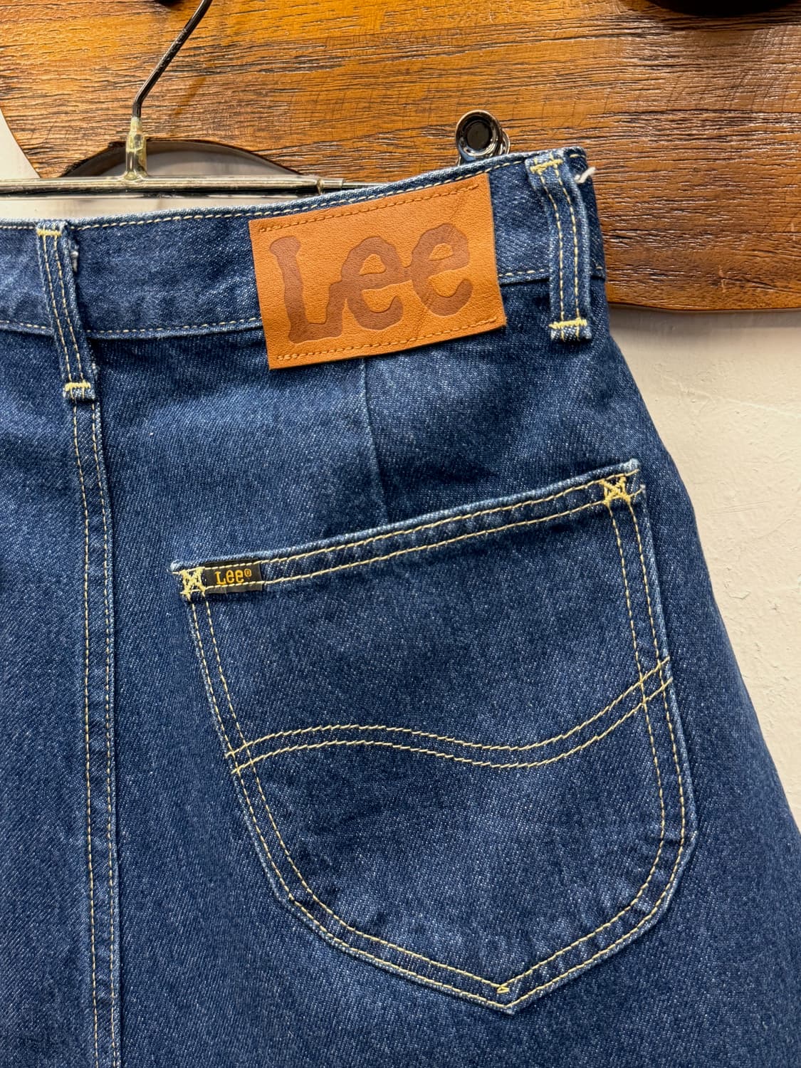 Japan Lee Riders One-tuck Wide Denim Sho 상품이미지5