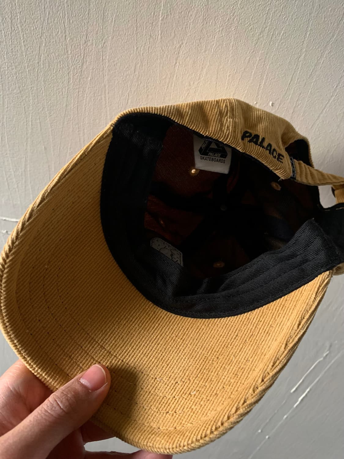 팔라스 코듀로이 P 로고 볼캡 베이지 상품이미지4