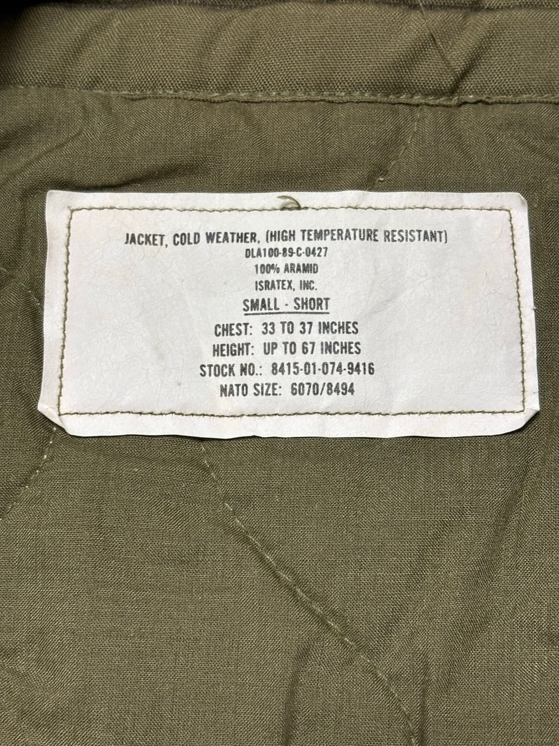 80s 오리지널 CVC 탱커 자켓 S-S 상품이미지2