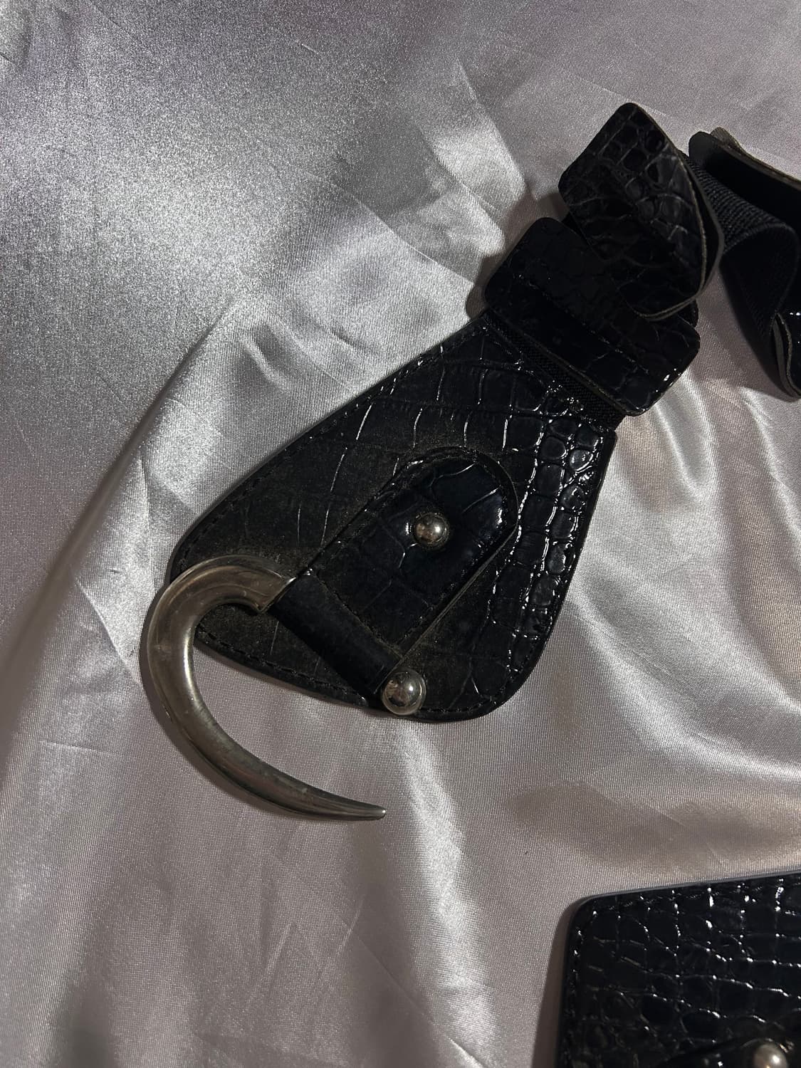 punk leather belt 상품이미지2