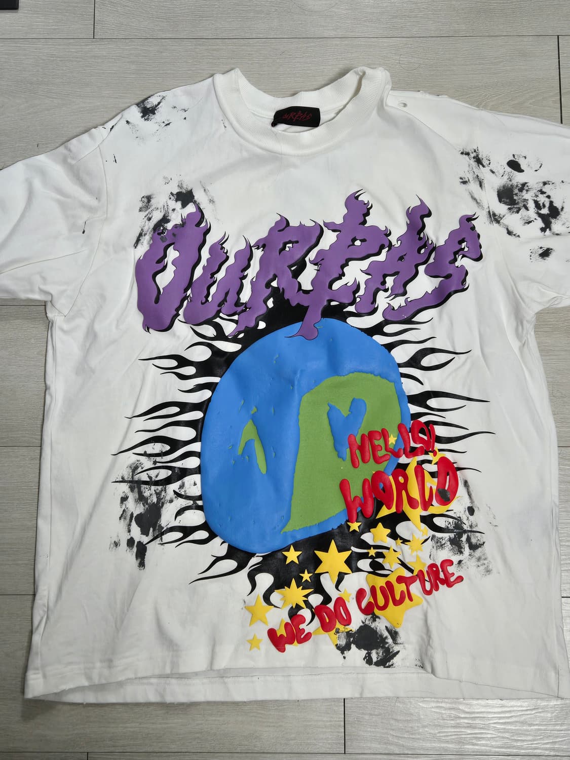 Pas 드리머 더티 화이트 티셔츠 L사이즈 상품이미지1