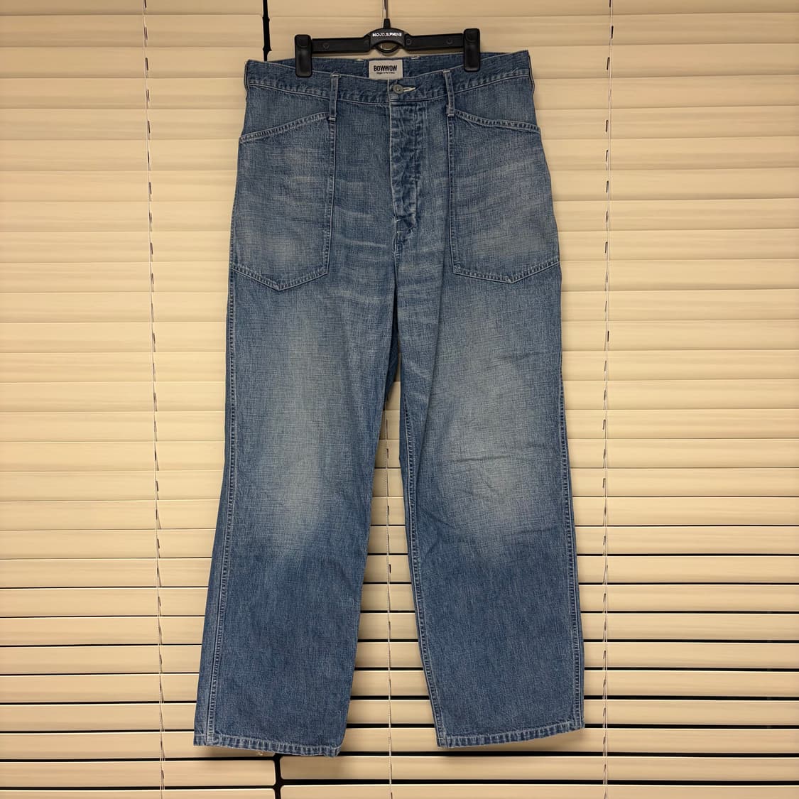 바우와우 Bowwow US ARMY M35 퍼티그 워크 데님 팬츠 L 상품이미지4