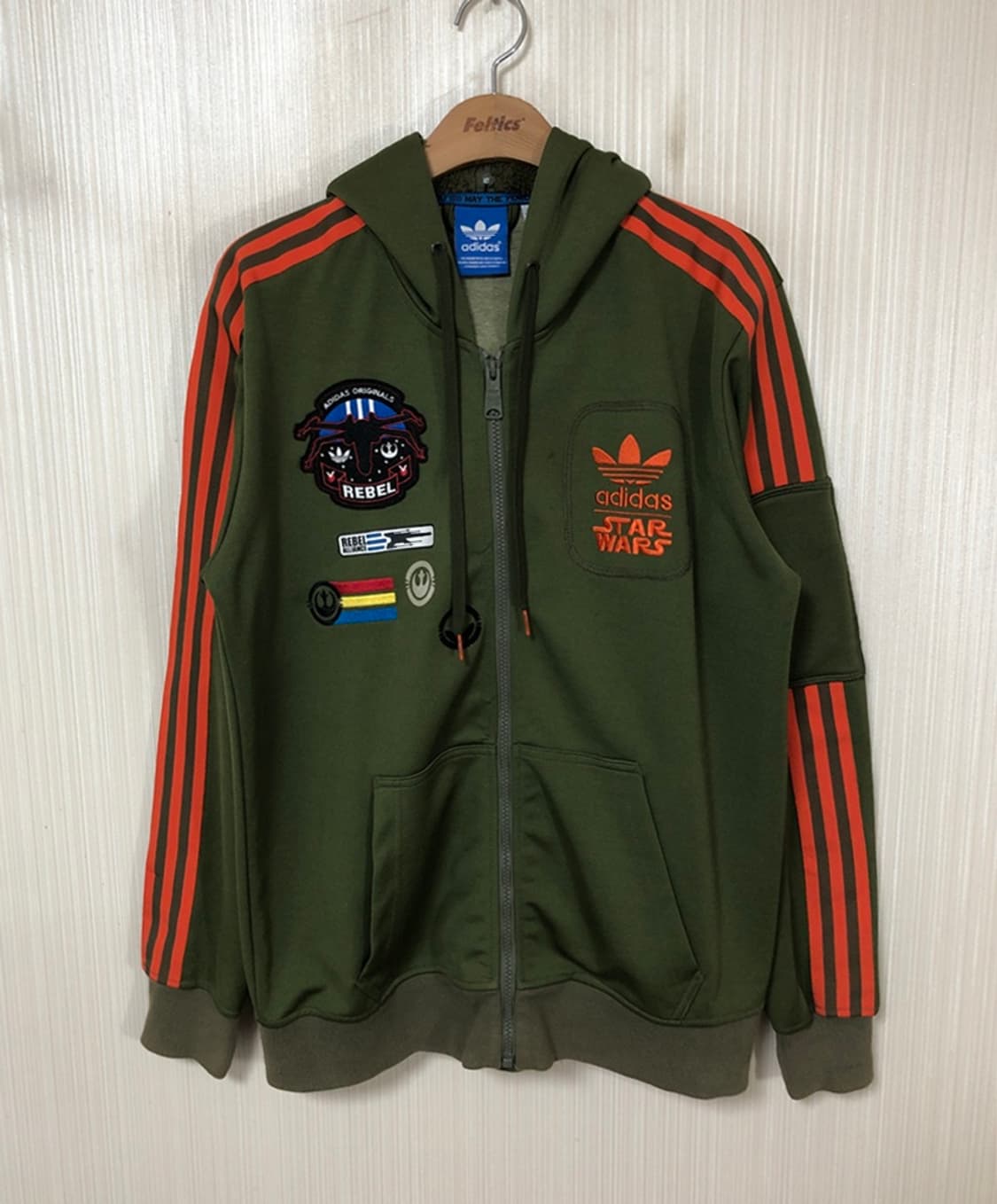 아디다스 오리지널스X스타워즈 후디 FLOCK X-WING 자켓 L(해외) 상품이미지7