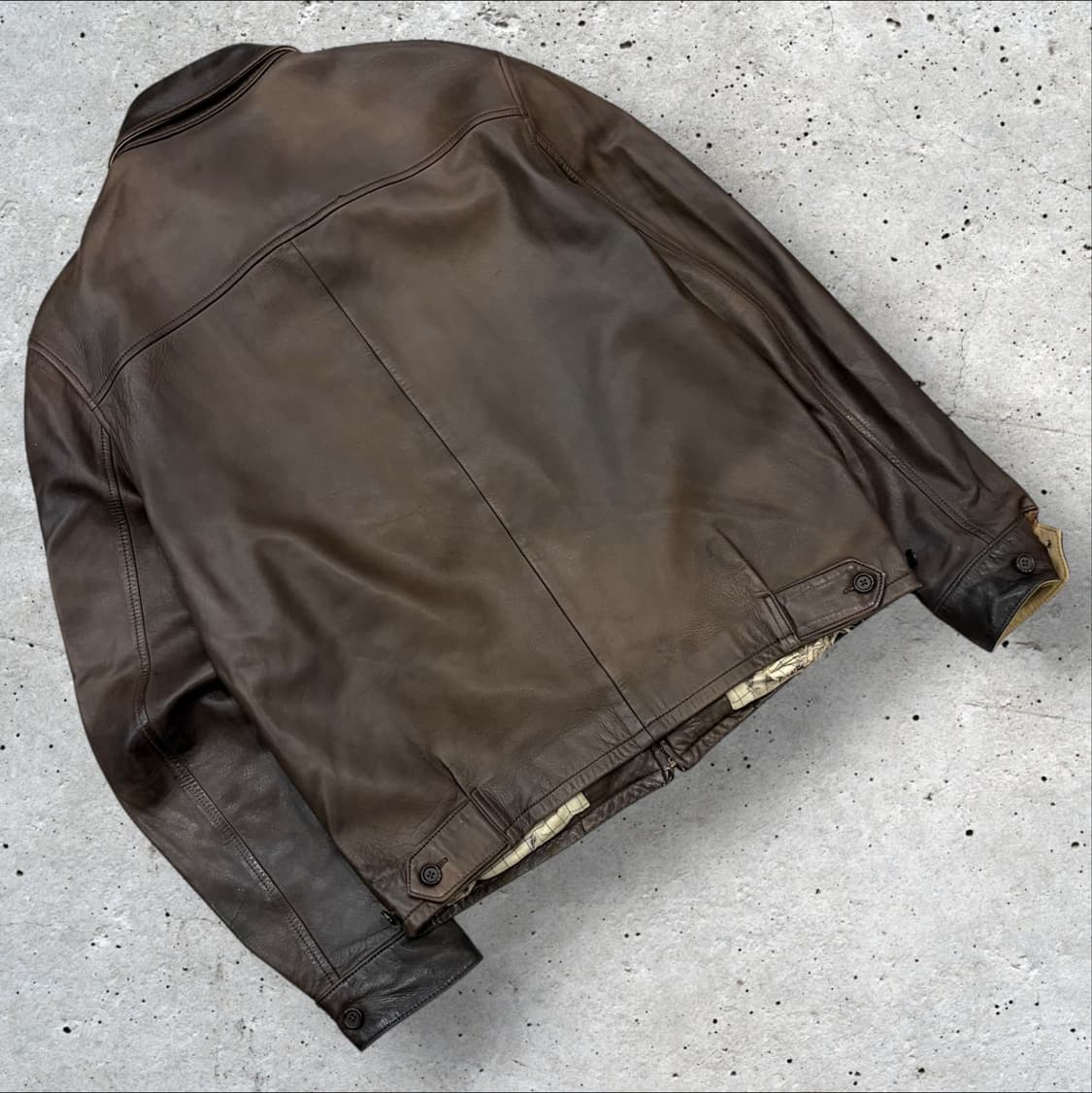 [M] 11a 폴로 랄프로렌 맥스웰 브라운 양가죽 자켓 D228 상품이미지2