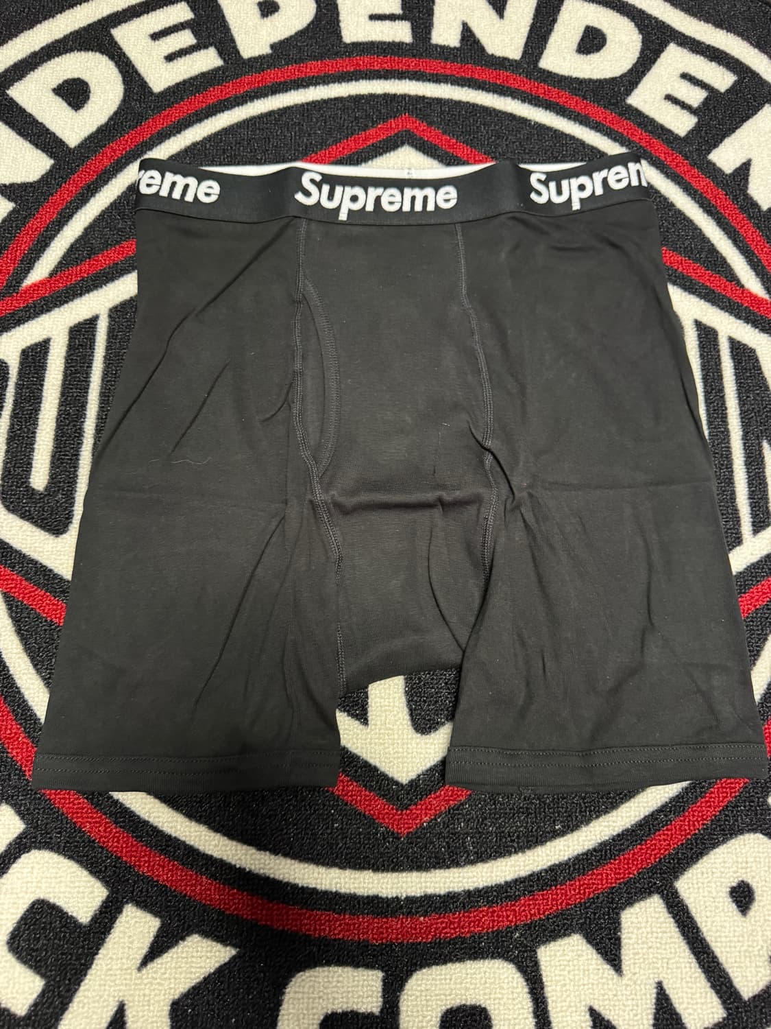 슈프림 헤인즈 복서 브리프 블랙 낱개 판매 상품이미지3