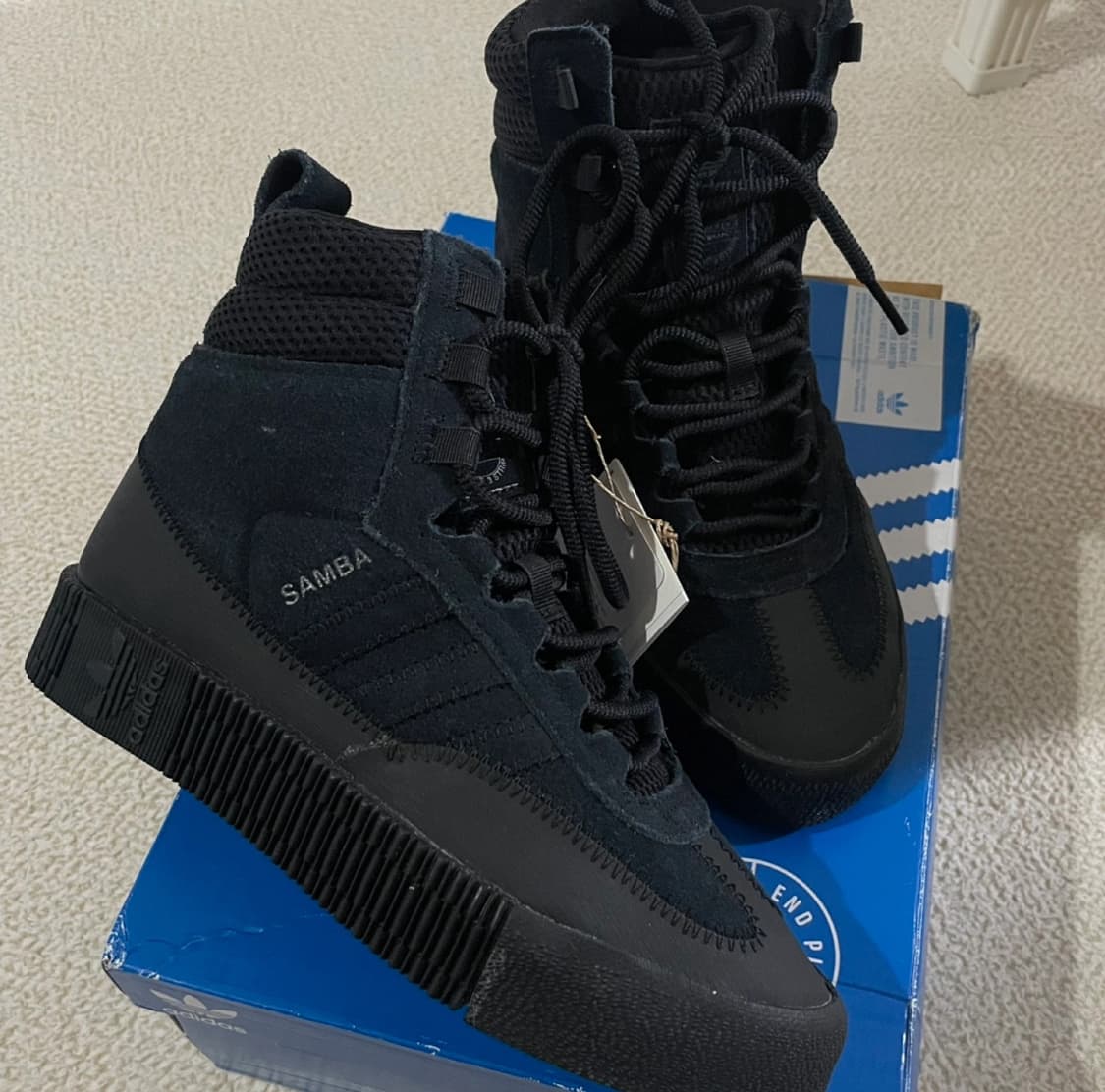 아디다스우먼즈 삼바 부츠 하이탑 운동화 방한화 220 225 230 상품이미지1