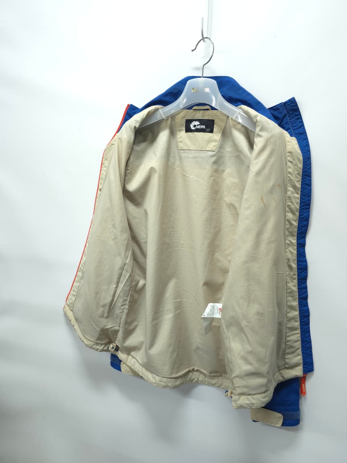 네파 여성 배색 바람막이 자켓 - 블루&베이지 (90사이즈) 상품이미지9