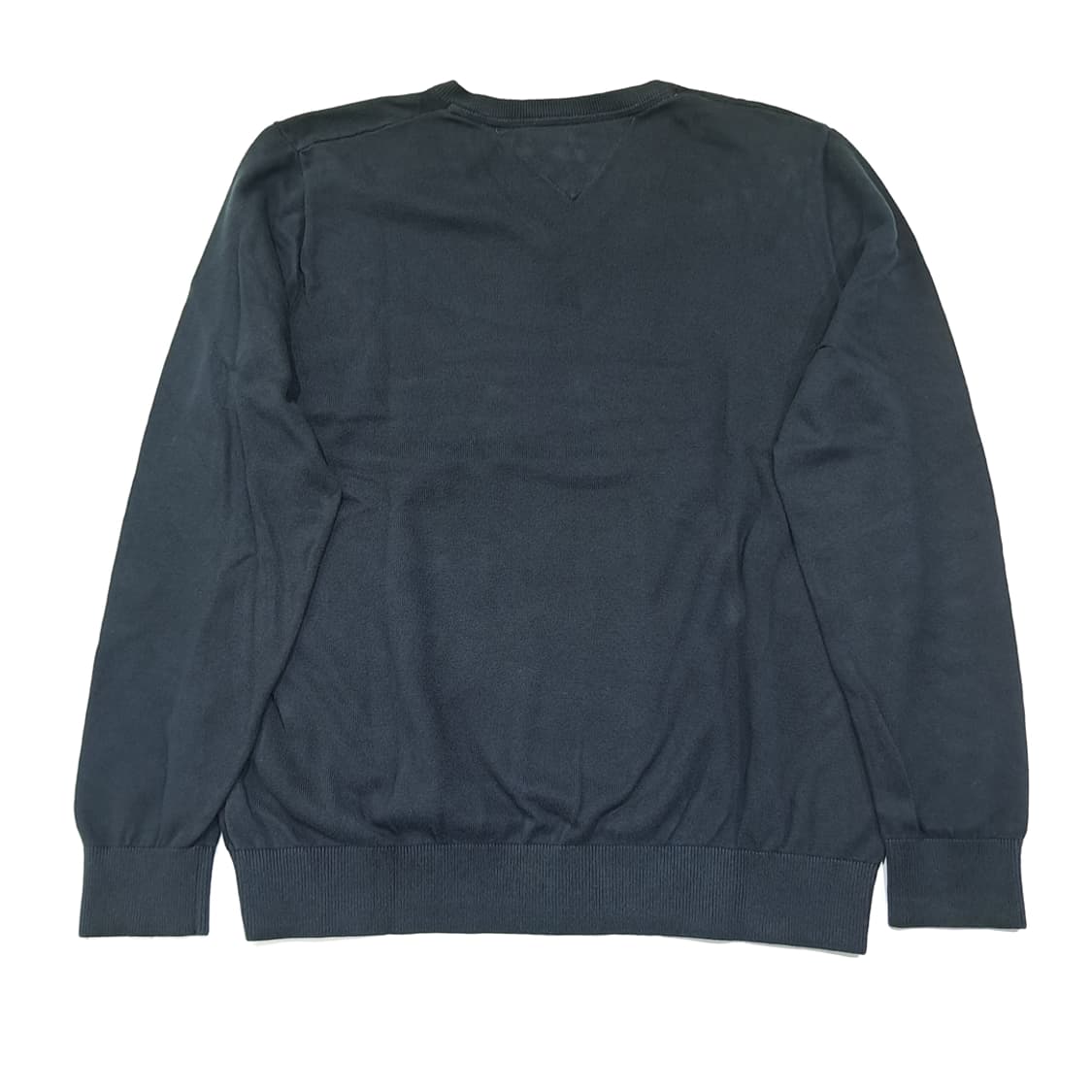 CL217 L 타미힐피거 코튼 톤온톤아가일 블랙 브이넥 니트 스웨터 상품이미지6