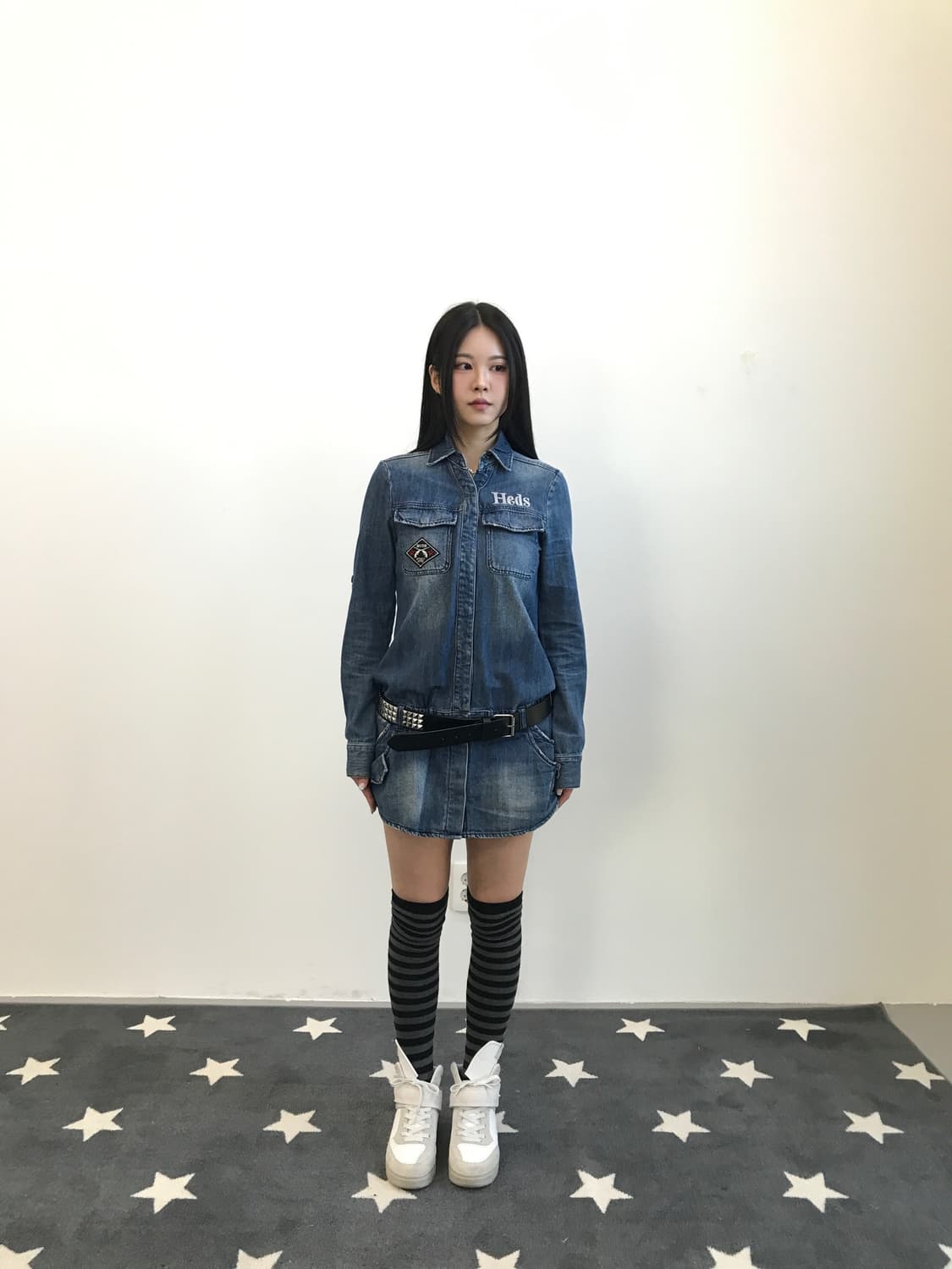 'Maison Gilfy' Y2K Denim Jumpsuit 상품이미지1
