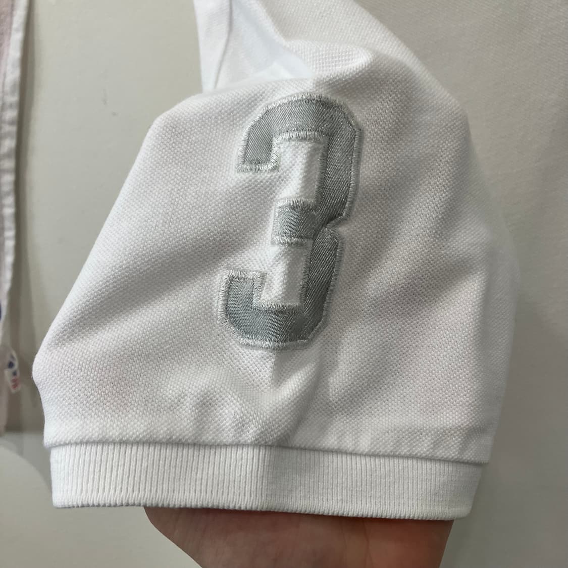 569 폴로 화이트 빅포니 카라 반팔 pk 상품이미지3