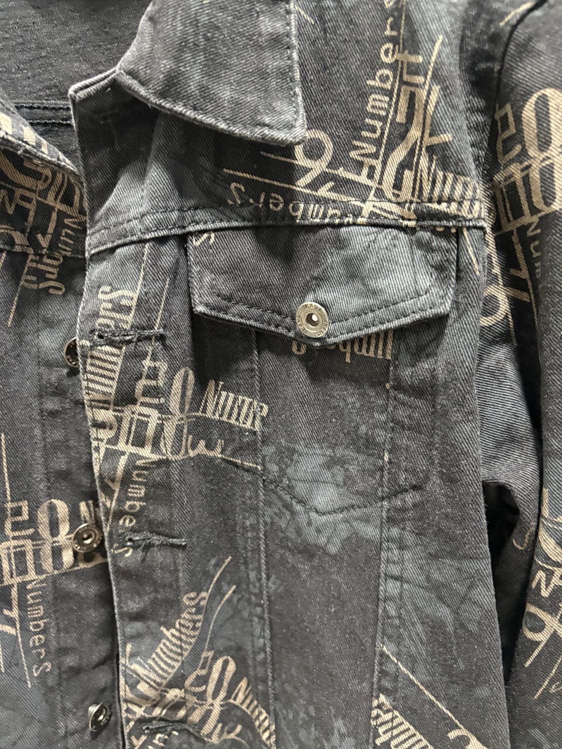 JPN 프린팅 트러커 자켓 상품이미지4