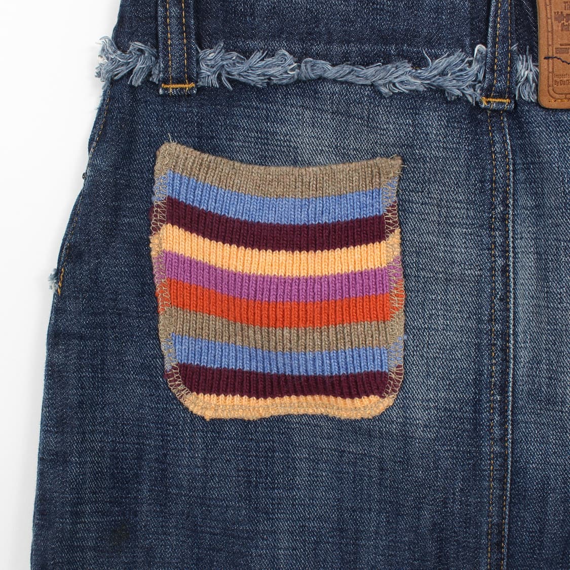 돌체앤가바나 DOLCE&GABBANA 니트 포켓 미니 데님 스커트 청치마 상품이미지6