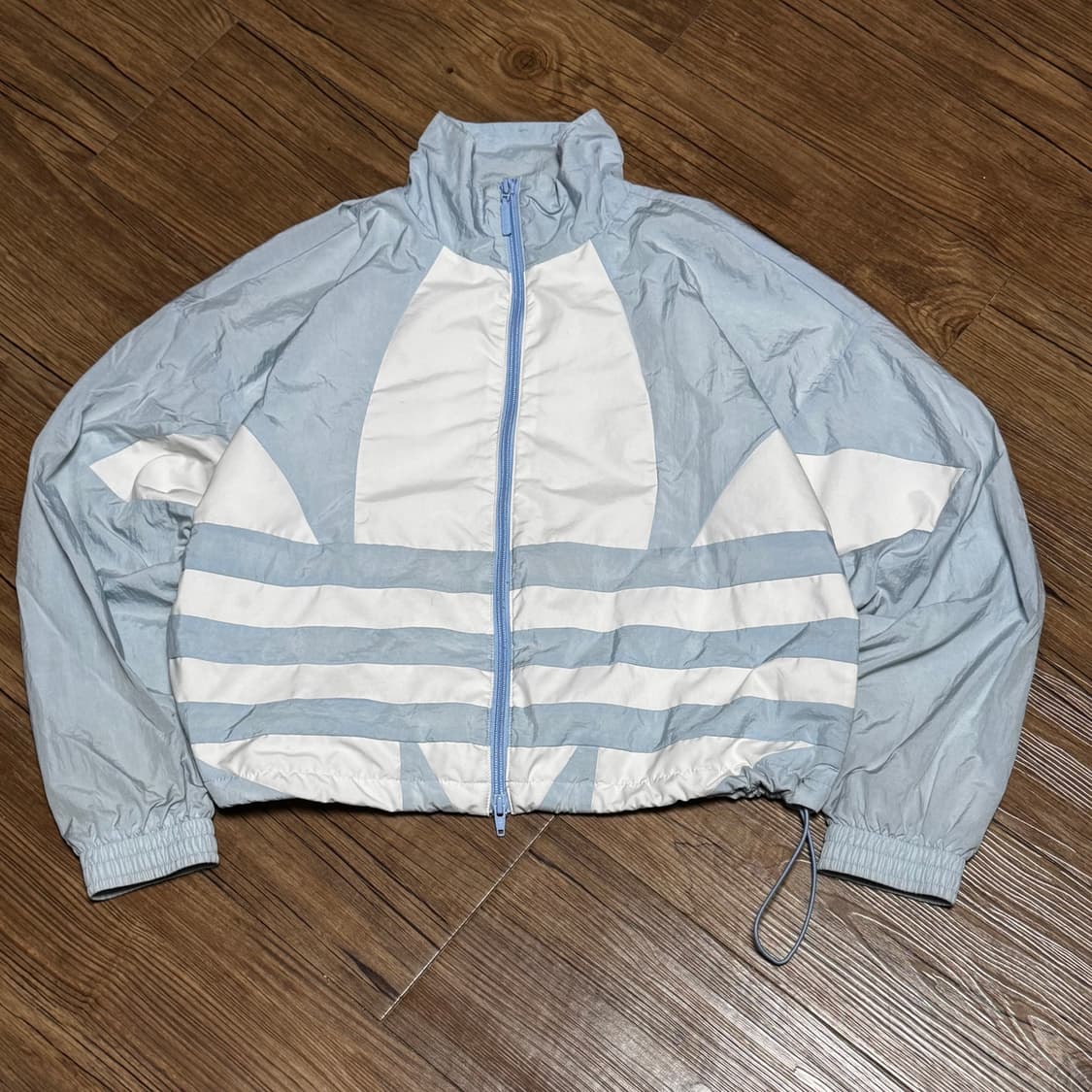 [M] 아디다스 트레포일 연하늘 바람막이 상품이미지2