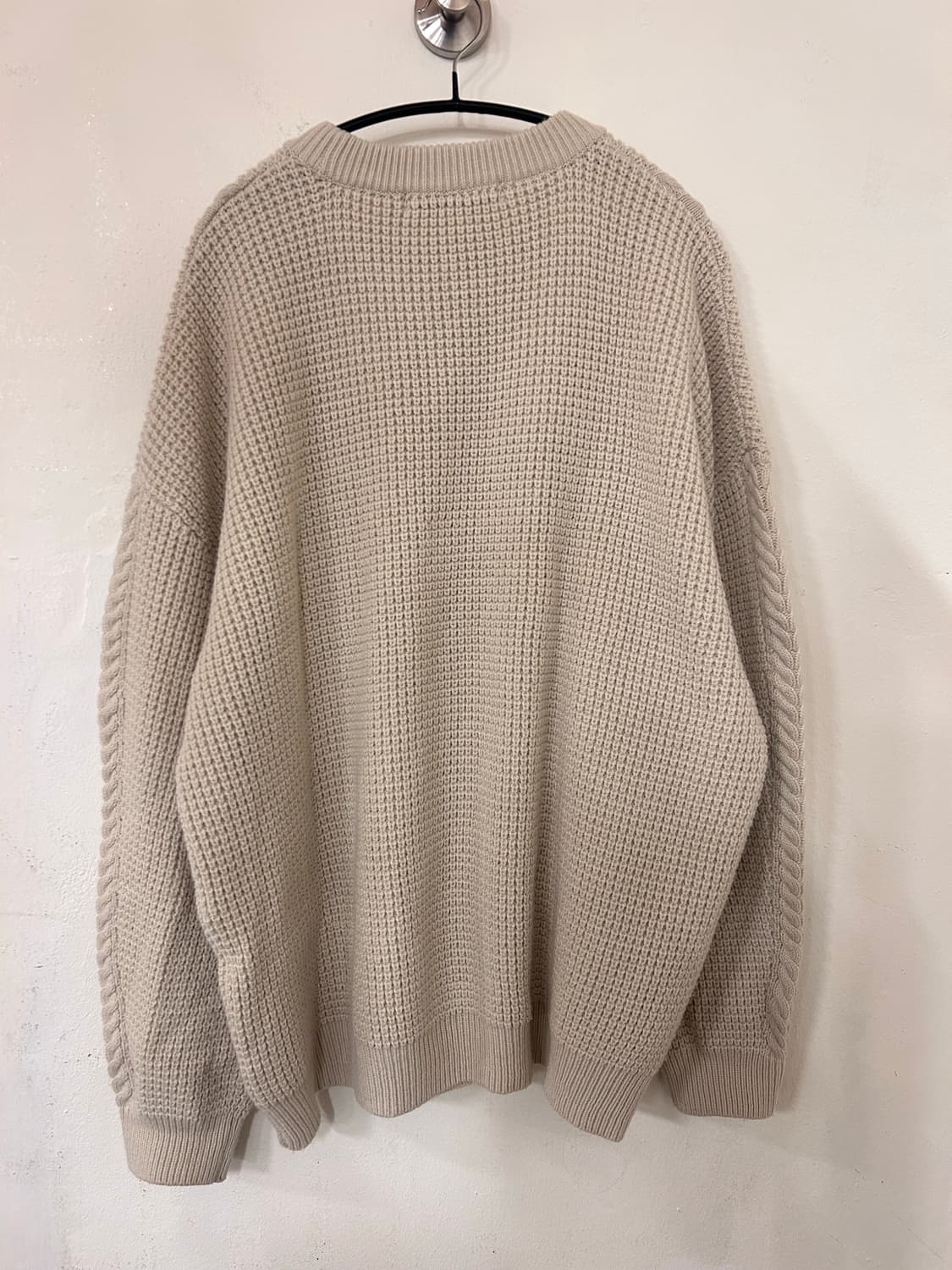 8 seconds 에잇세컨즈 꽈배기 니트 아이보리 XXL 상품이미지5