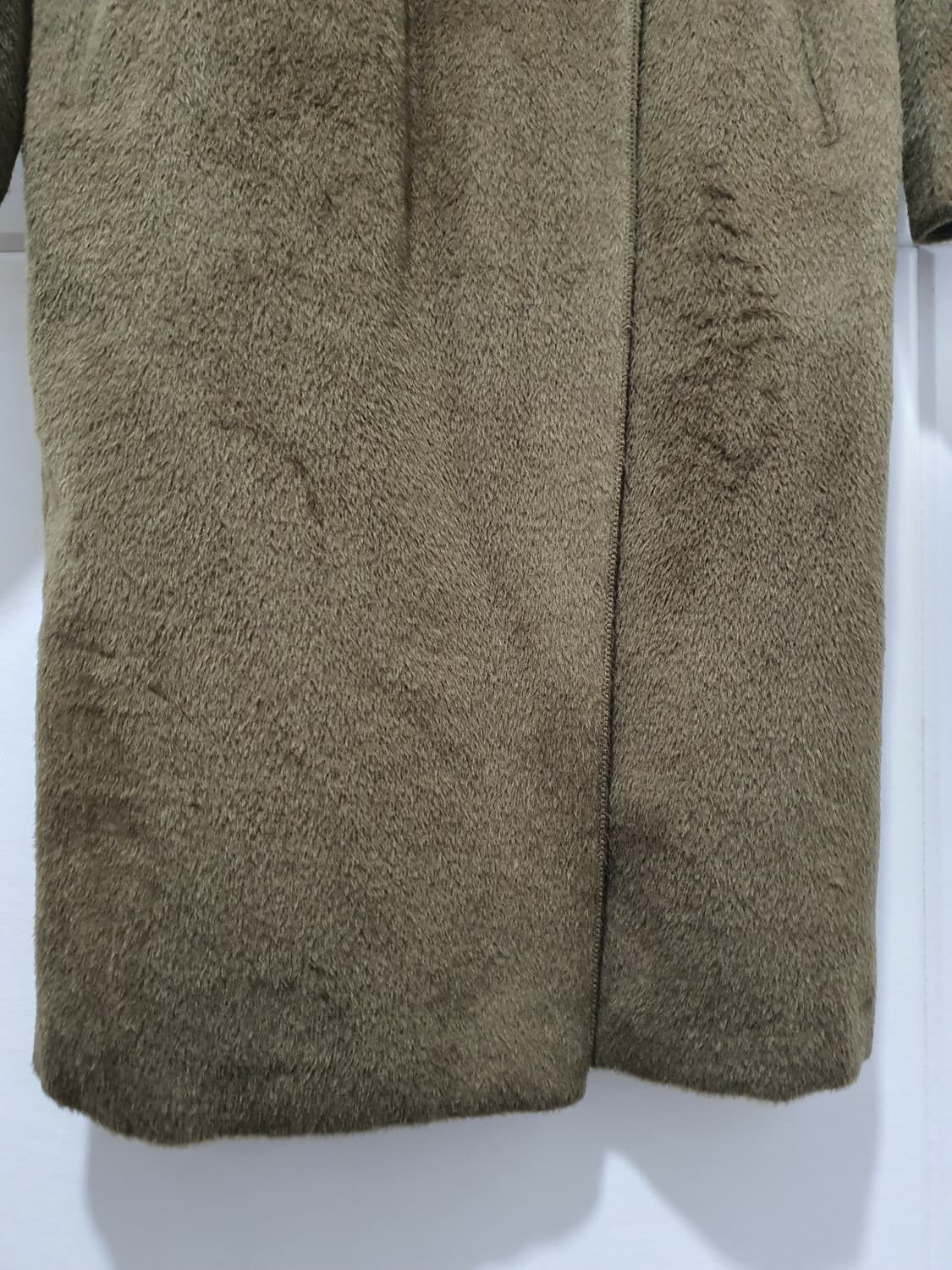 더한섬 마인 MINE 라마 혼방 이태리 롱코트 사이즈 160 상품이미지6