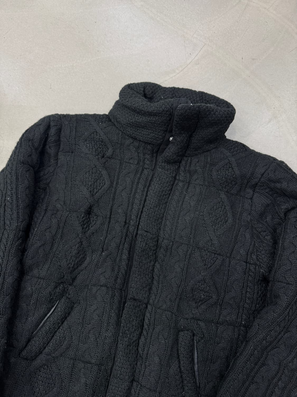 빈티지 니트 패딩 L 상품이미지2