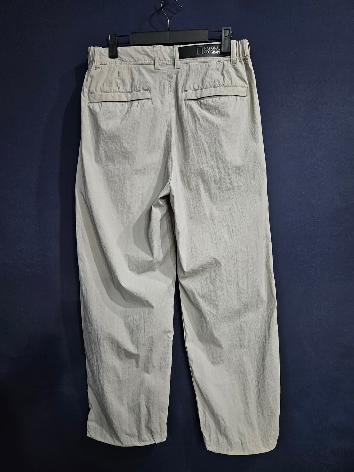 내셔널지오그래픽 라이트베이지 남성 허리 30 바스락 와이드팬츠  상품이미지2