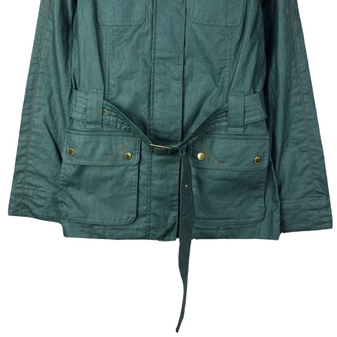 [바버] 인터네셔널 모직 혼방 벨티드 라이더 자켓 P01256 상품이미지5