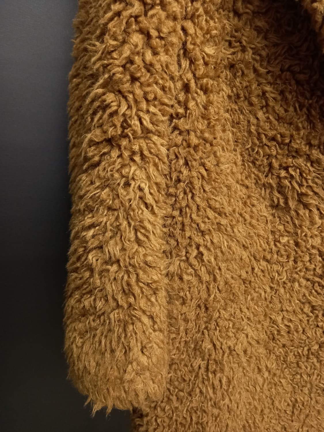 산드로 테디베어 부클 비숑 롱 코트 55 상품이미지7