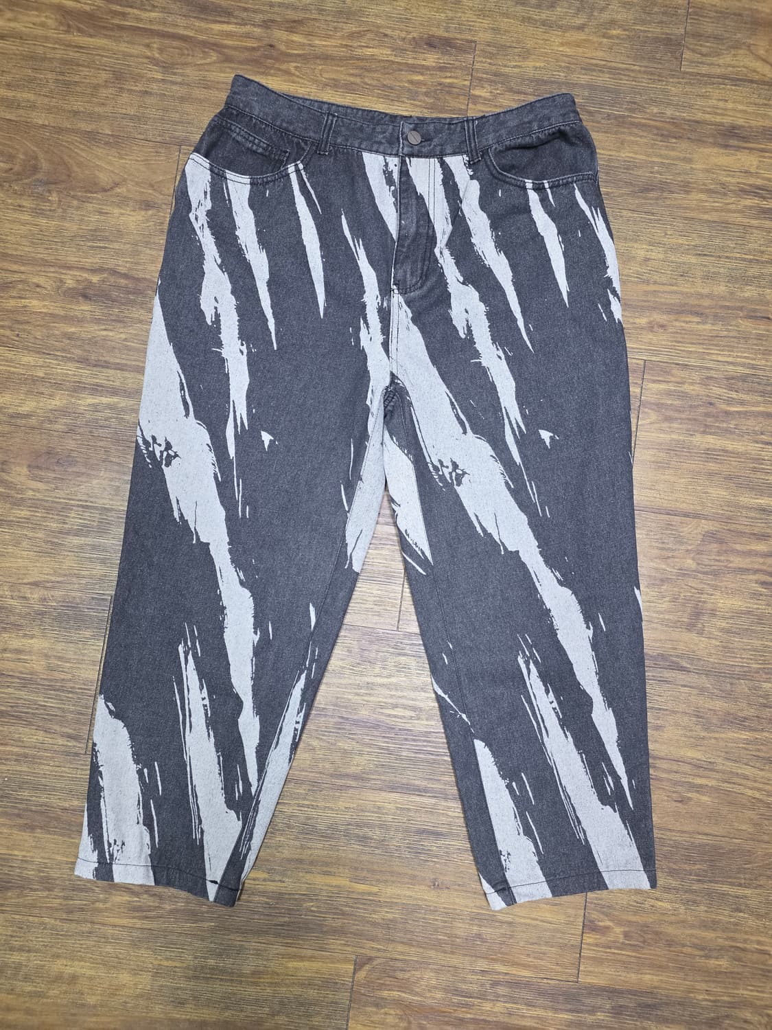 낫4너드 디아그날패턴 팬츠 상품이미지1